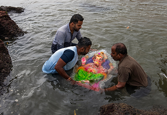 Ganpati Immersion, India