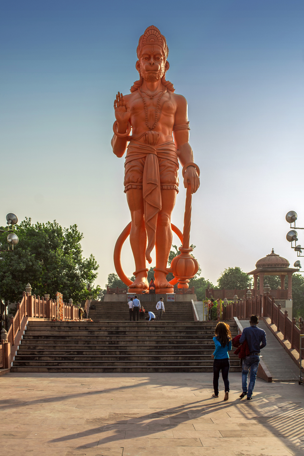 Statue Of Hanuman, Chhatarpur Temple, Delhi, India, by Yasser Alaa Mobarak 