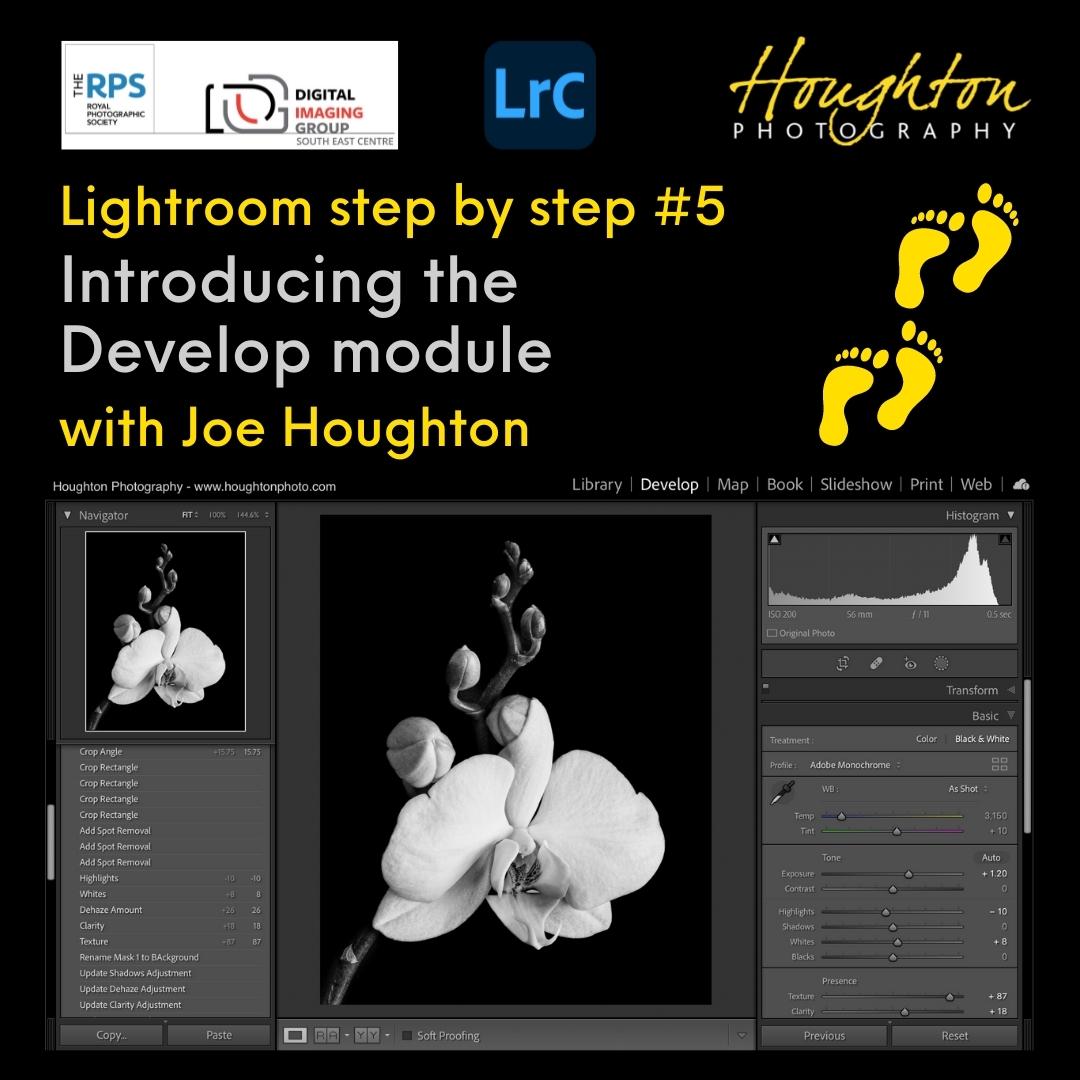 RPS DIG SE Lightroom Step By Step #5 Introducing The Develop Module (1080 × 1080Px)