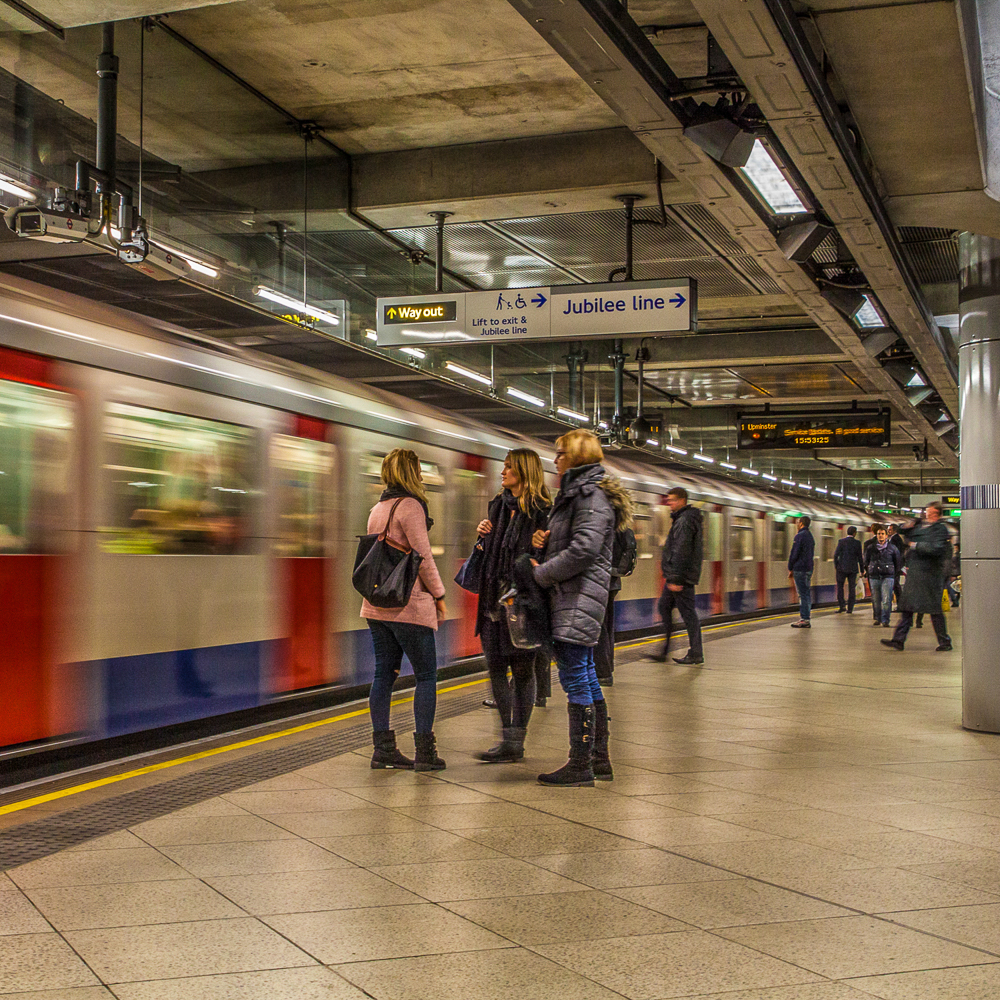 Waiting for the Tube by Phill Beale LRPS