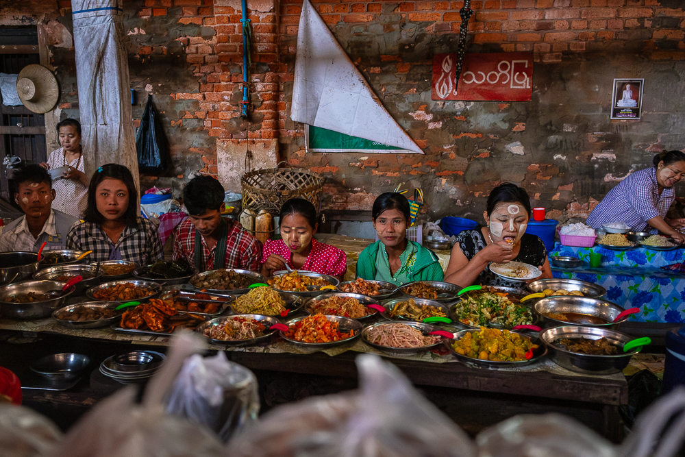 Lunch Break, Dawei Market, Myanmar by Graham Vulliamy
