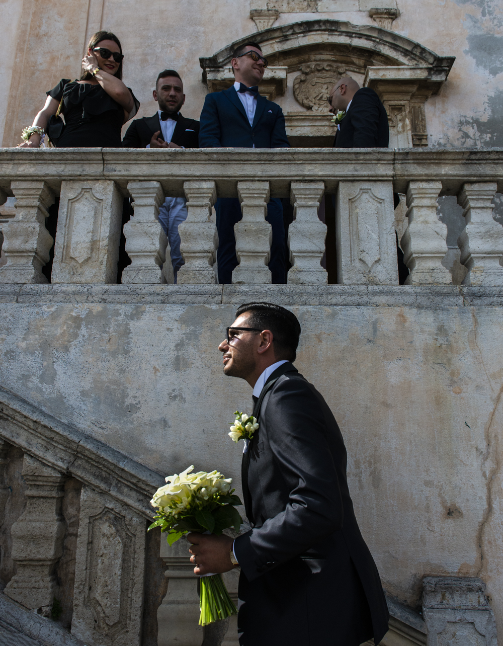 Wedding Group, Taormina, Sicily DAVID POLLARD ARPS