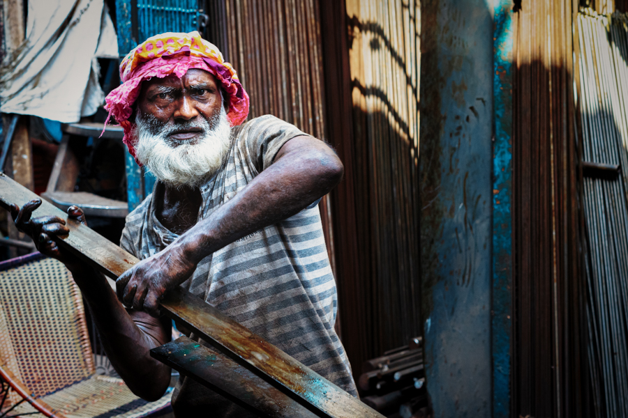 Steel Worker, Mumbai By Chris Page LRPS (India)