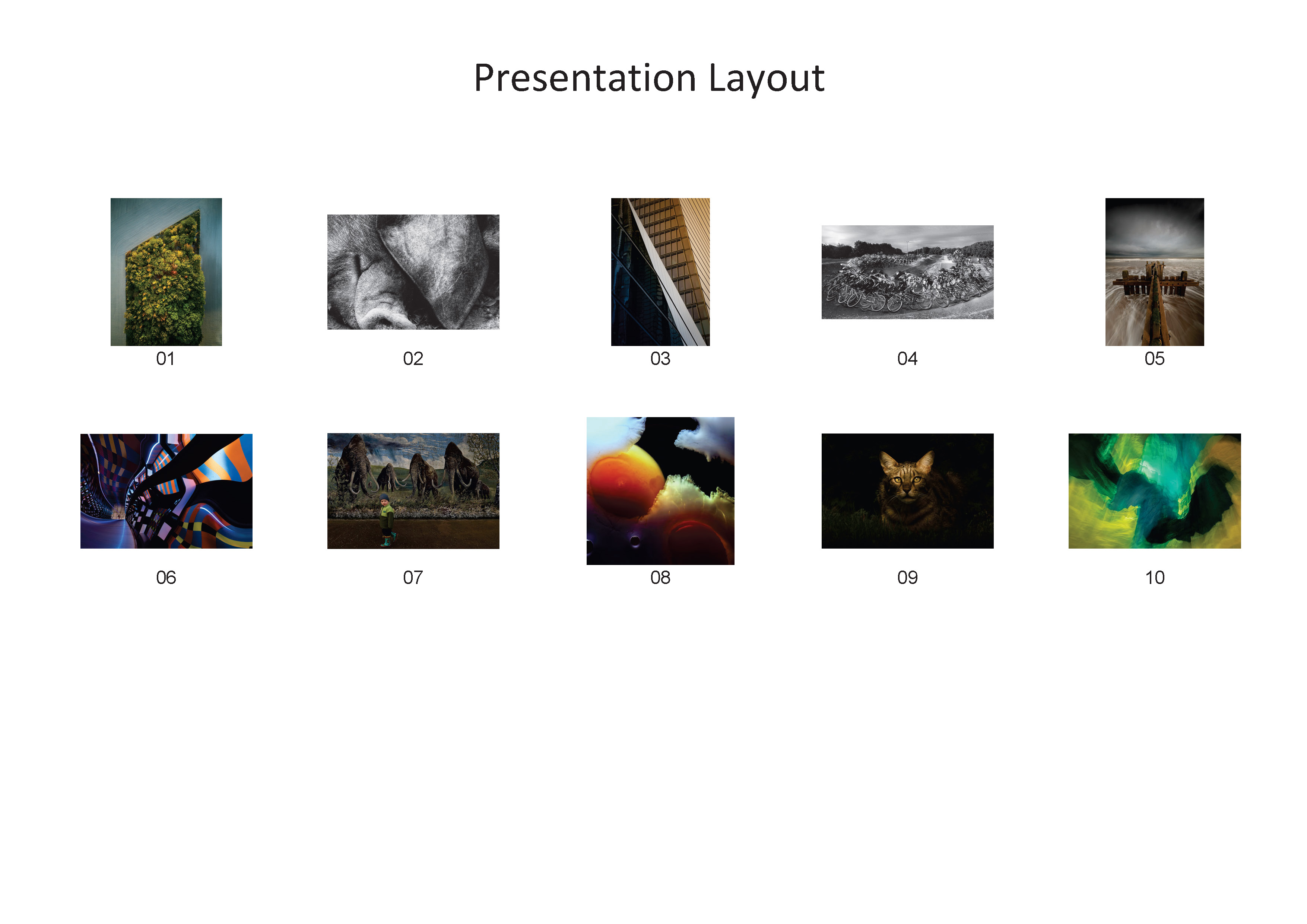 Jim Cromwell LRPS Presentation Layout