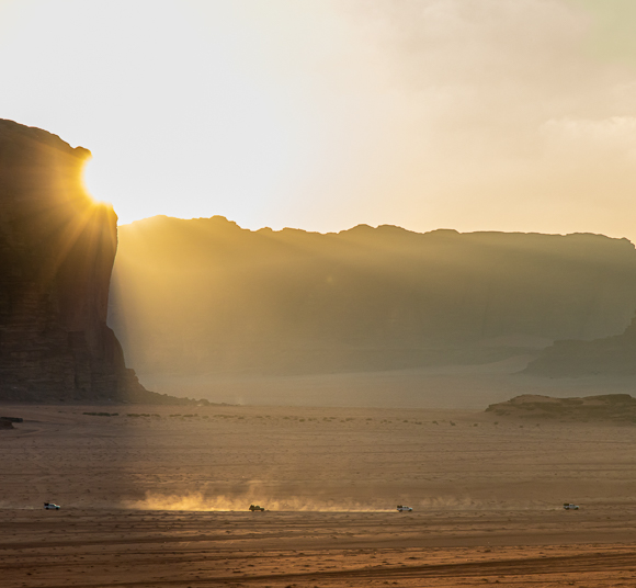 Sunset In Wadi Rum Jordan