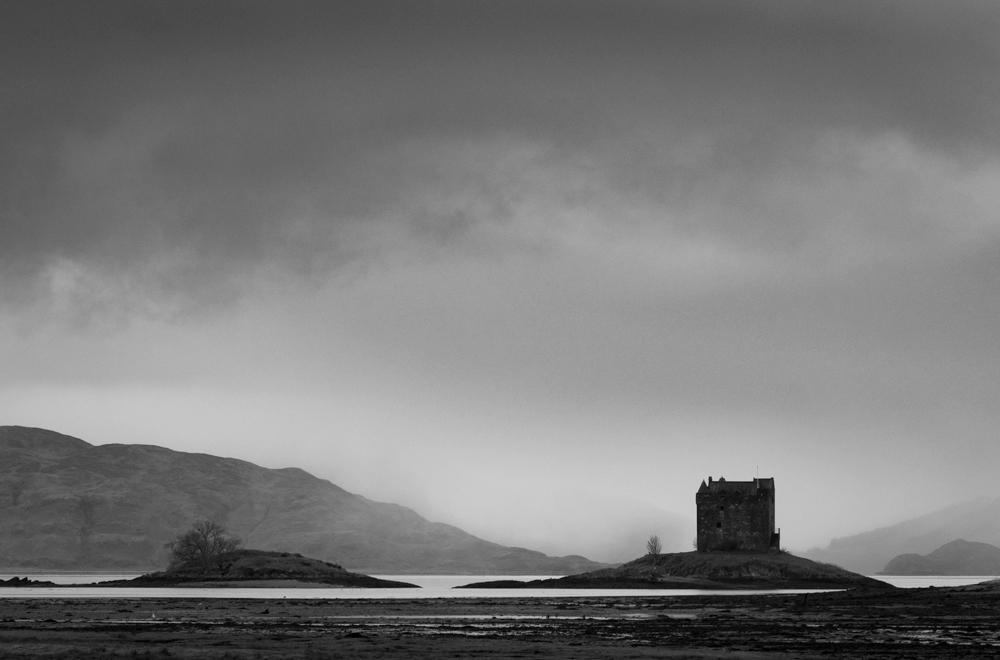 Storm Over Castle Stalker, By Iain Kitt