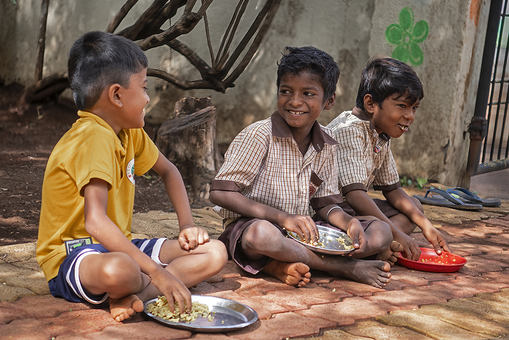 Mid Day Meal, India by Saurabh Bhattacharya