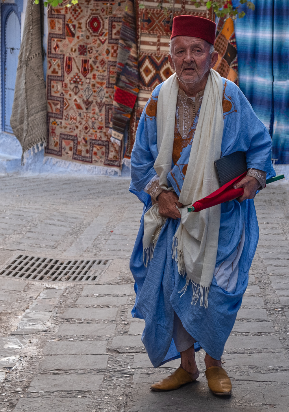 Haji, Chefchauene, Morocco by Sue Hutton