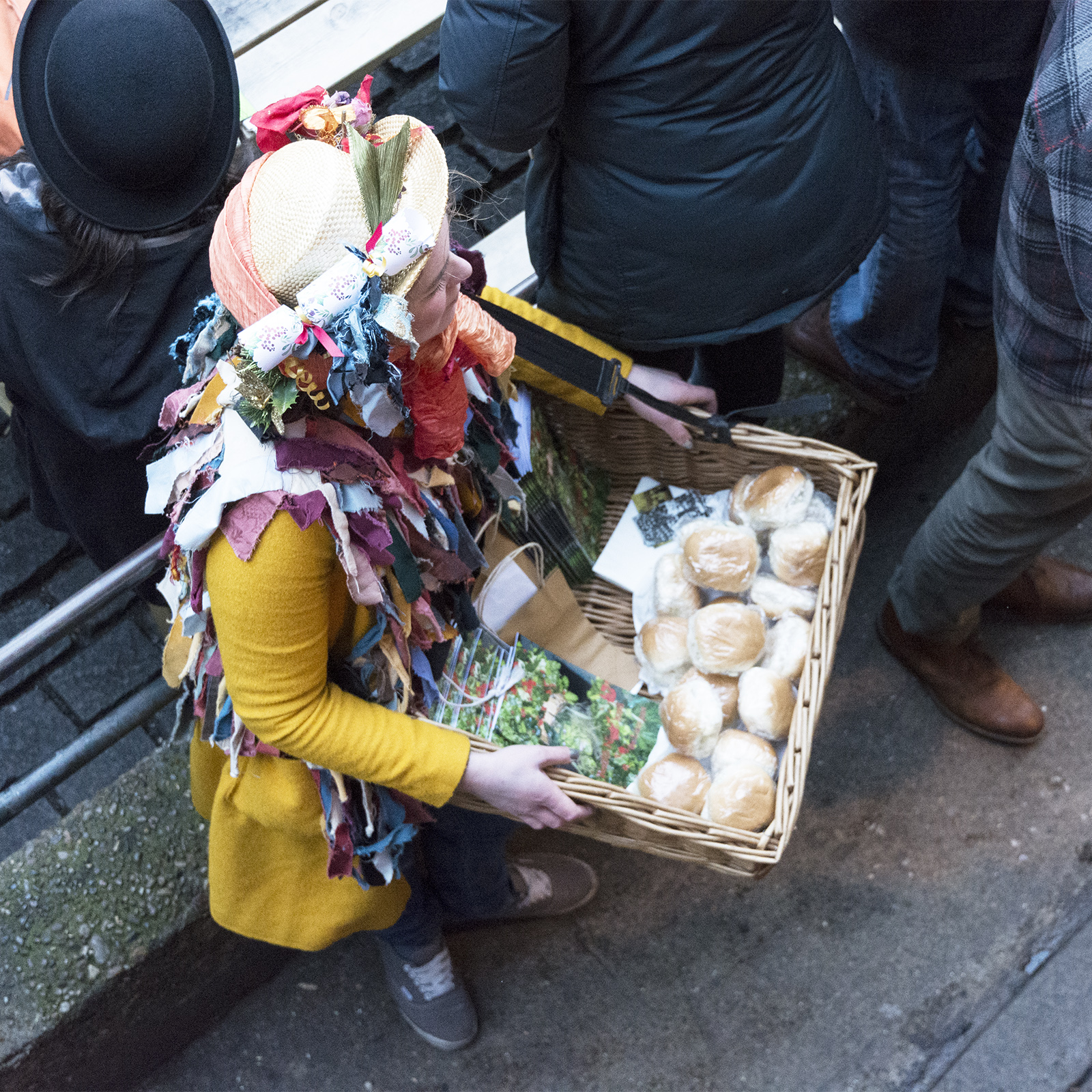2017 01 07 Food And Programme Seller From Above At The George