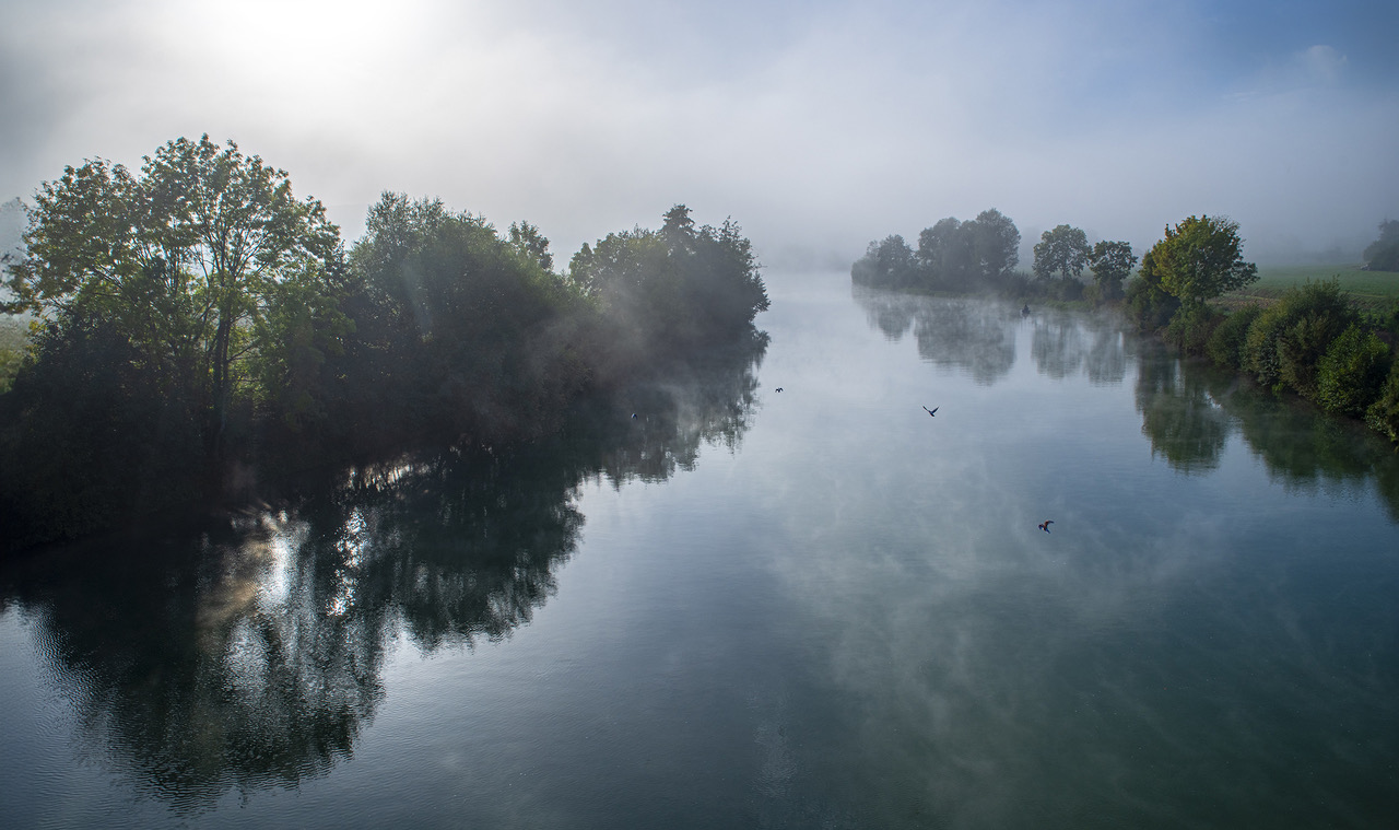 'Early Morning Mist Over La Marne' By Rob Kershaw ARPS