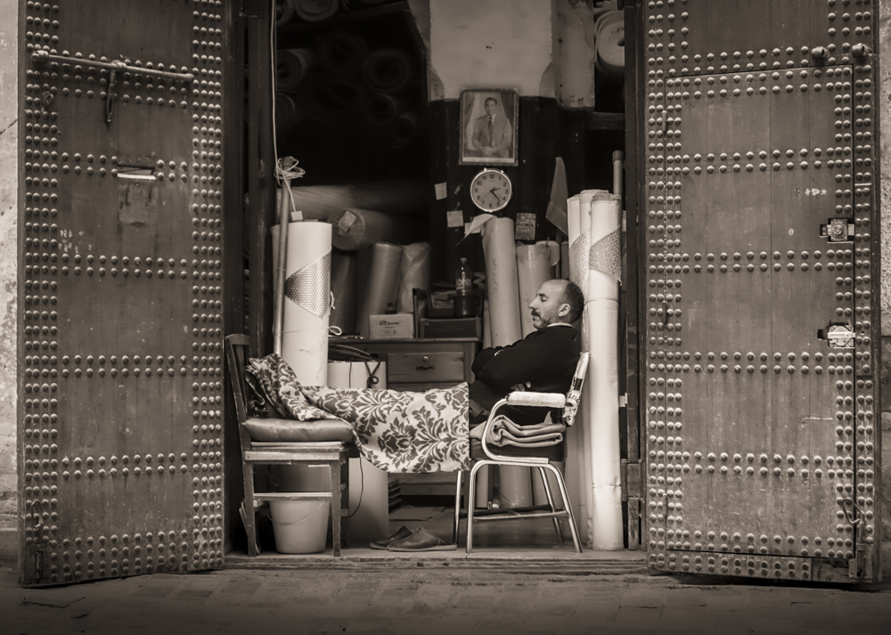 Siesta Time In Marrakech by Stu Thompson