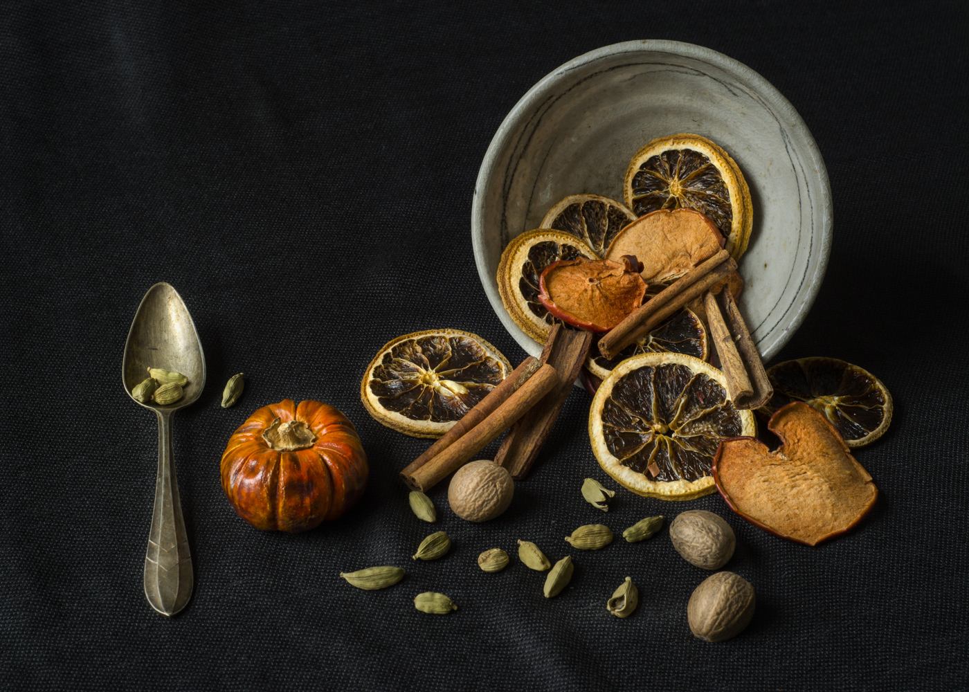Pot pourri with spoon by Kirsten Bax