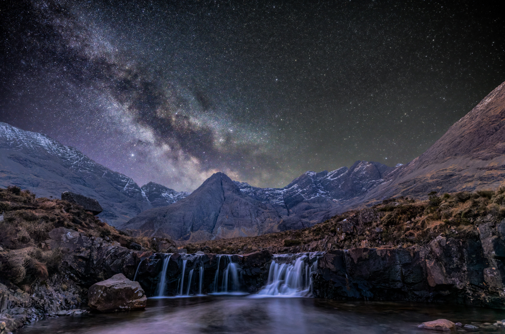 Milky Way above the Fairy Pools by David Lynch