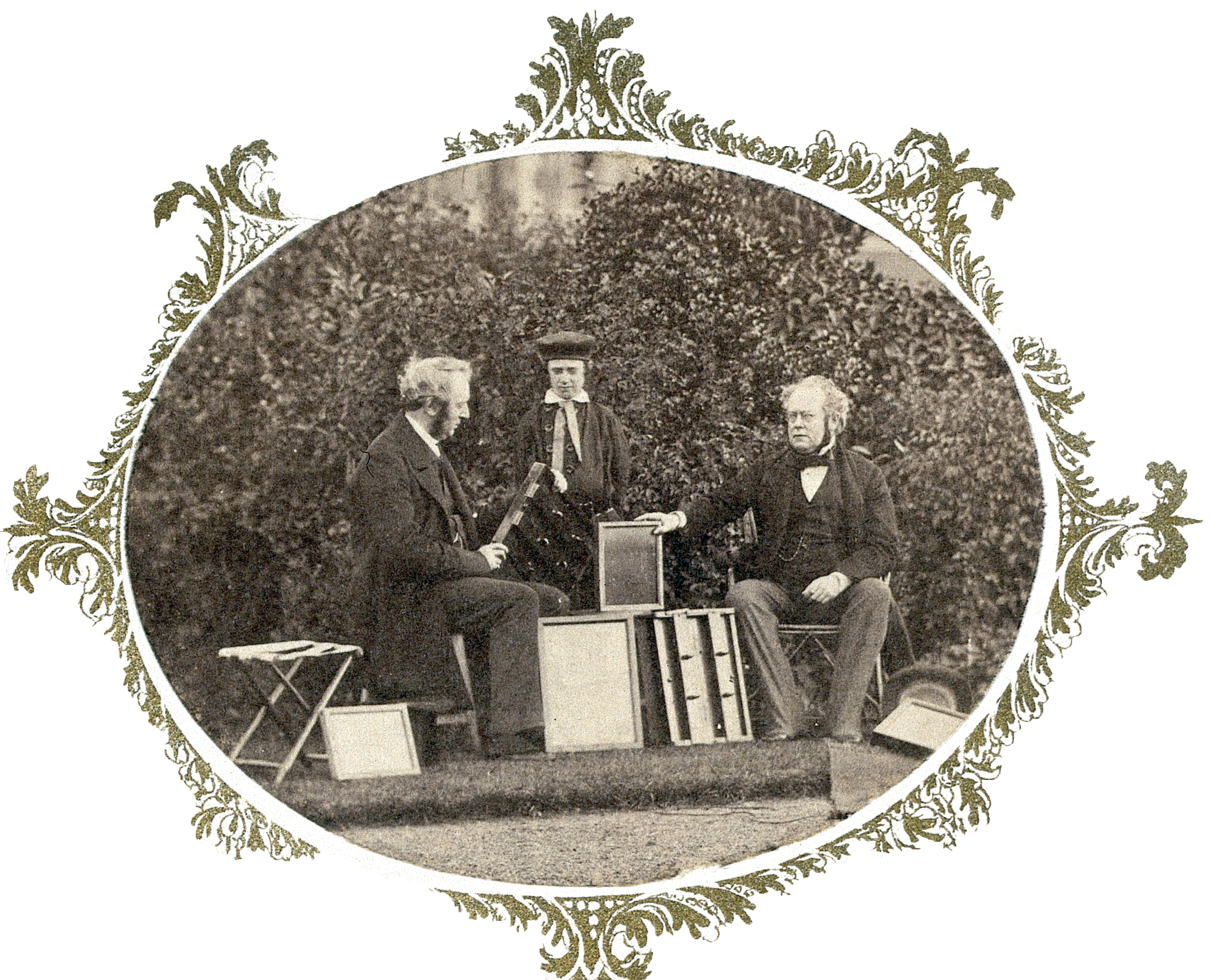 Photographic Society Club members 1856 (detail)