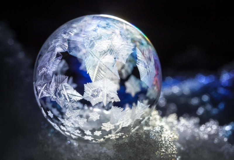 0939 Frost Globe By Don Komarechka
