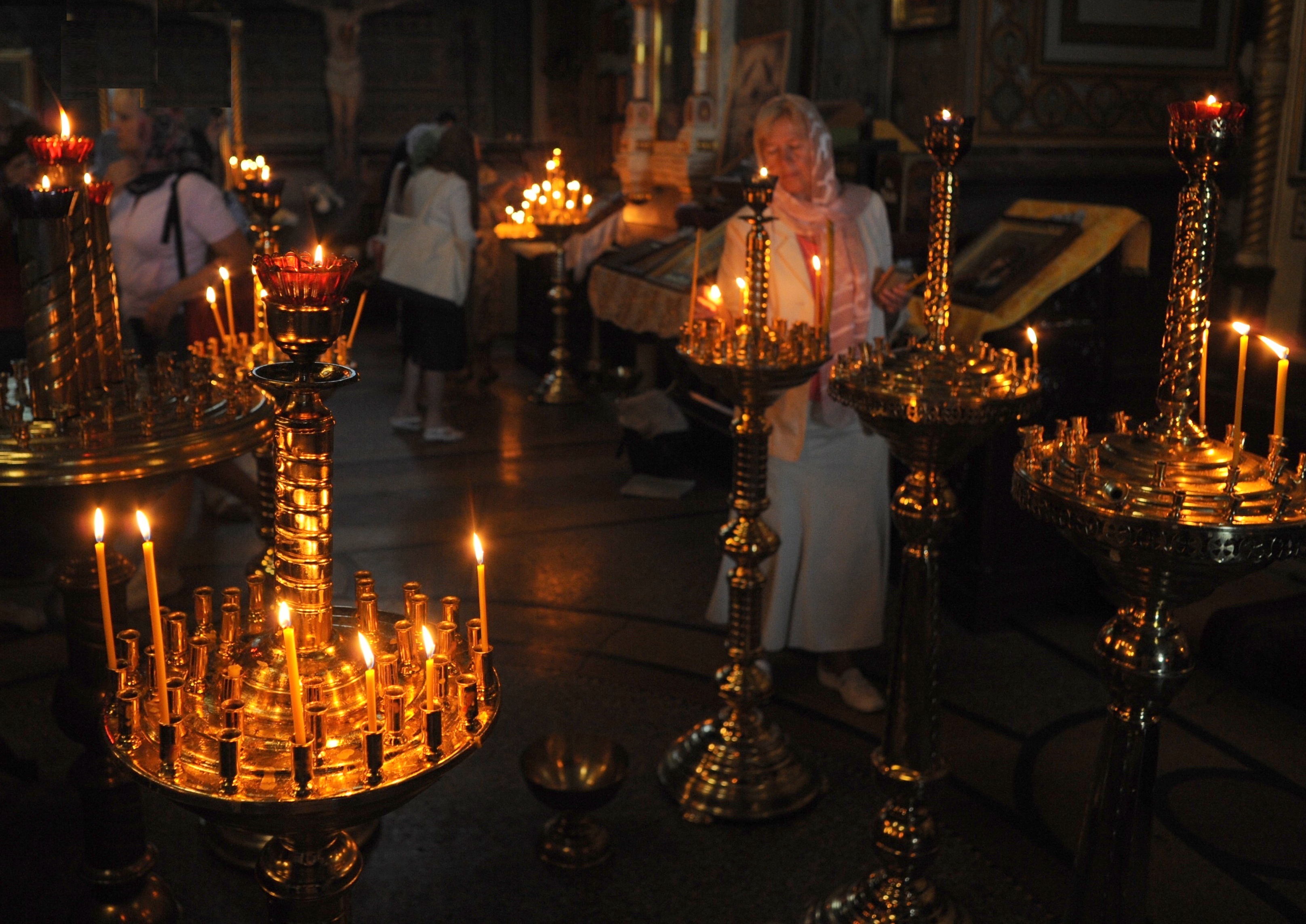 Candle Worship In Yalta