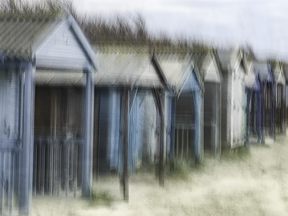 Wittering Beach Huts by Paul Bather