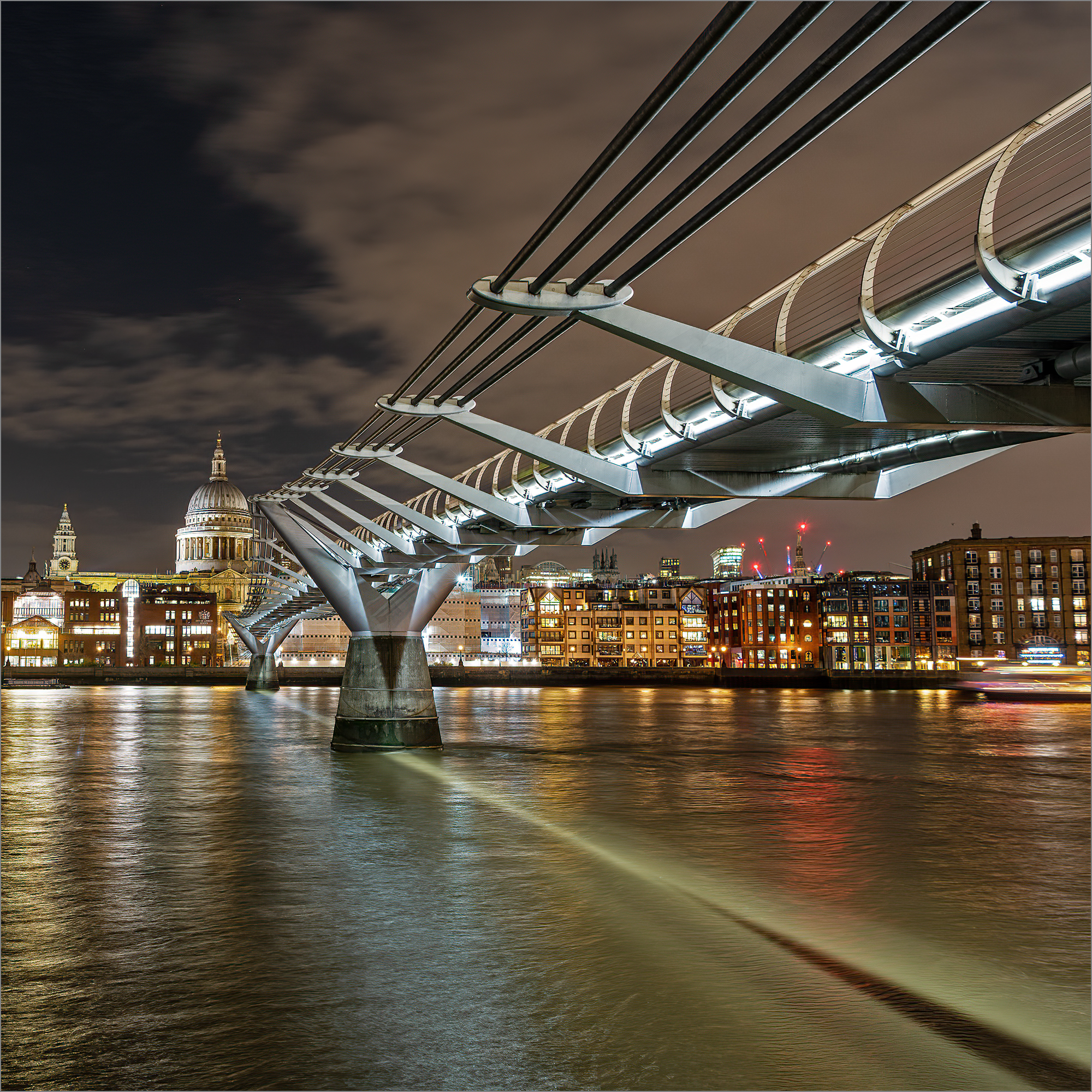 Millennium Bridge To St Pauls By Chris Griffin